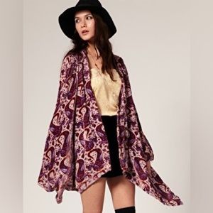 💝WINTER KATE Burnout Velvet Kimono Jasmine